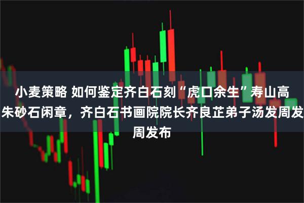 小麦策略 如何鉴定齐白石刻“虎口余生”寿山高山朱砂石闲章，齐白石书画院院长齐良芷弟子汤发周发布
