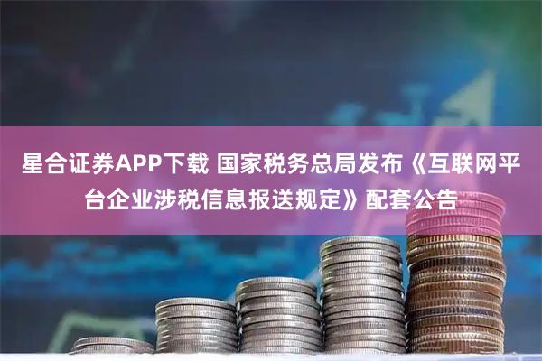 星合证券APP下载 国家税务总局发布《互联网平台企业涉税信息报送规定》配套公告